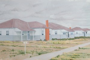 Tocumwal Houses in O’Connor in March 1951 [9858]